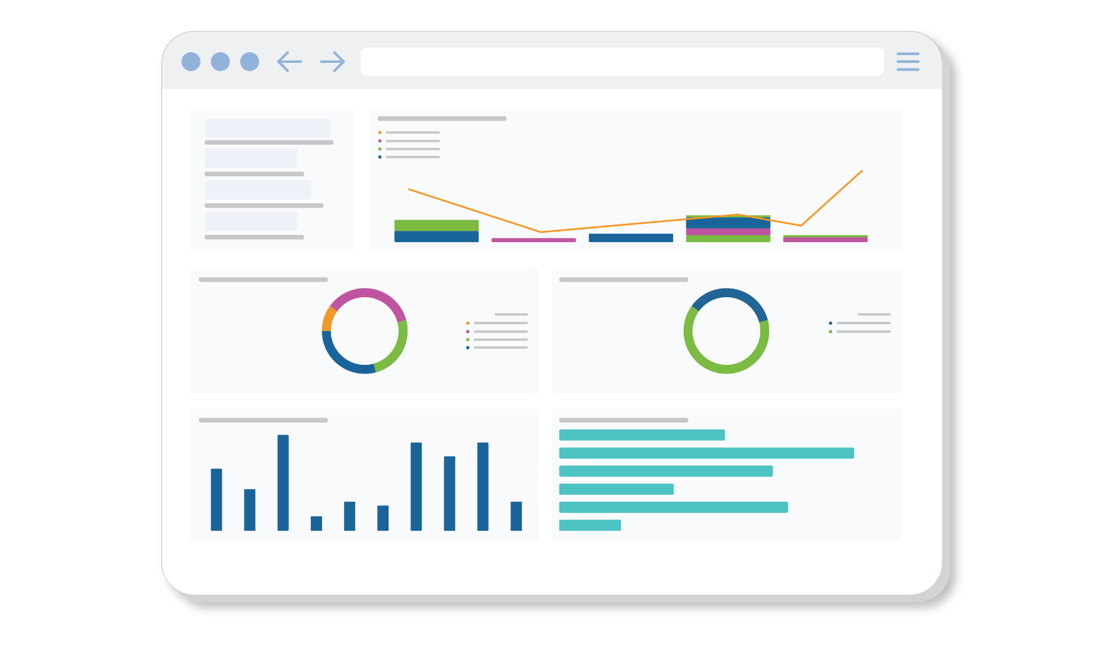 Conceptual example of the FACTS Data Insights delinquency management data