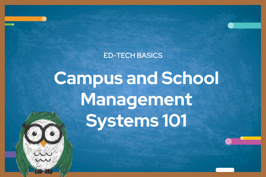 chalkboard image with blog title and a cartoon chalkboard style owl