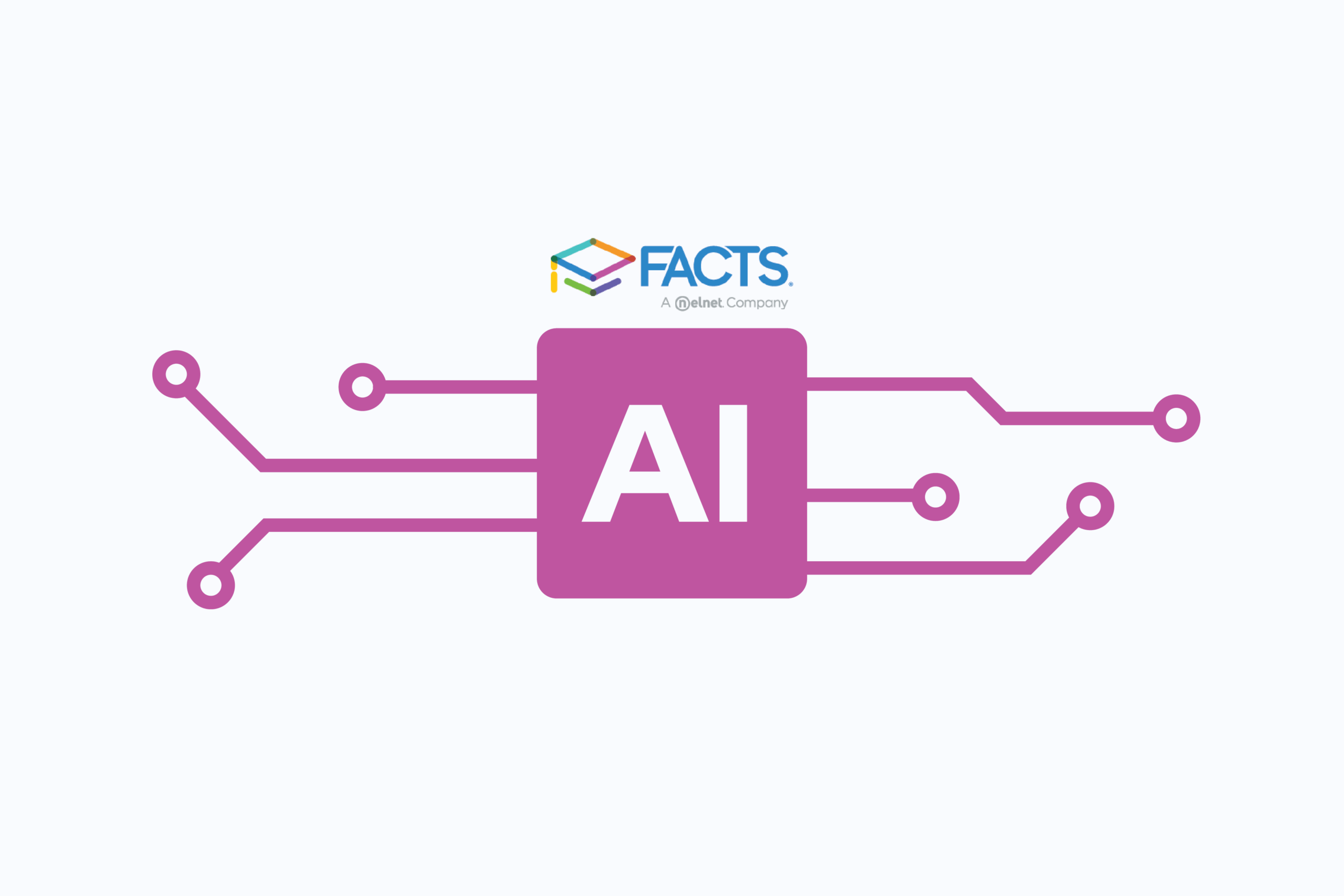 stylized purple wiring with box that says AI in center