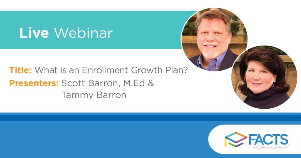 Scott and Tammy Baron present the webinar "What is an Enrollment Growth Plan".