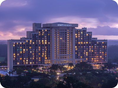 The Hyatt Regency Orlando Florida