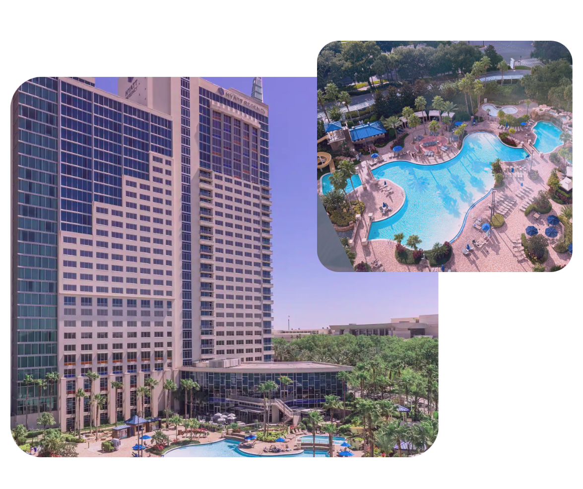 The Hyatt Regency Orlando Florida