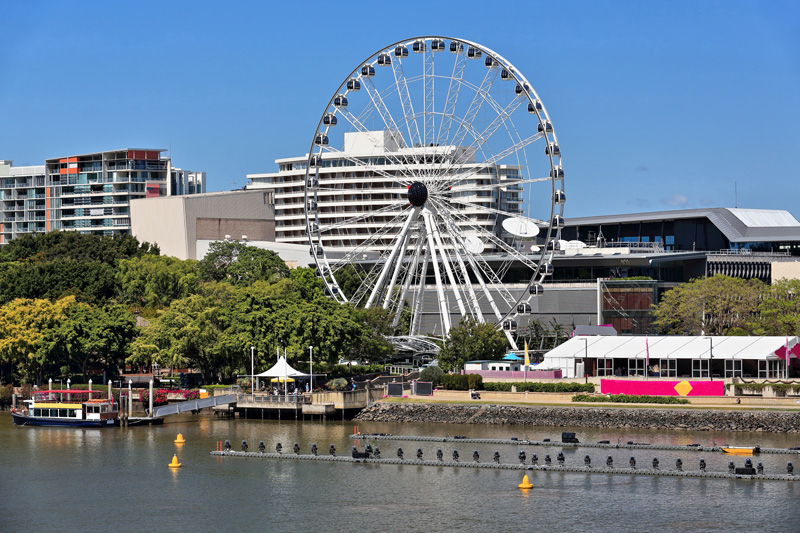 The wheel of Brisbane in Queensland Australia